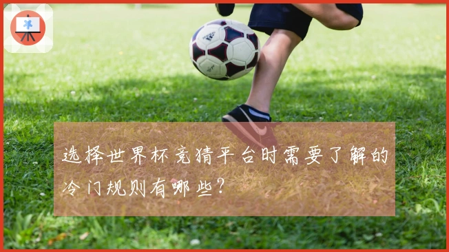 选择世界杯竞猜平台时需要了解的冷门规则有哪些？